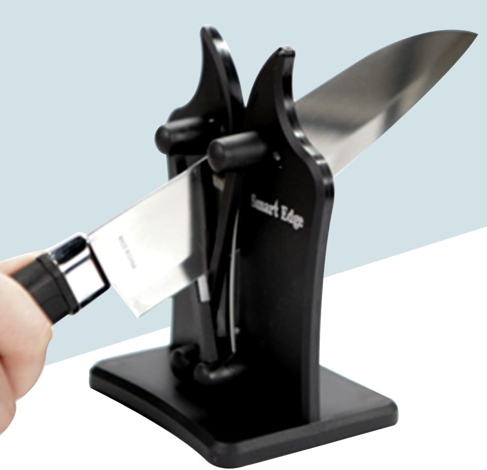 SMART EDGE Afilador de cuchillos de ultra precisión, rectificado de acción de resorte con carburo de tungsteno para una restauración y mejora