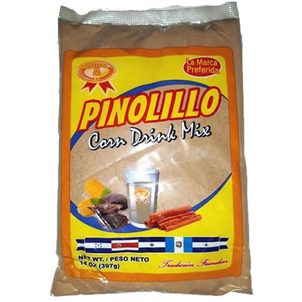 Pinolillo Nicaraguense – Mezcla tradicional de bebida de maíz de Nicaragua – Bebida de maíz y cacao y canela – Cosecha de oro – 12 oz 11.99 oz