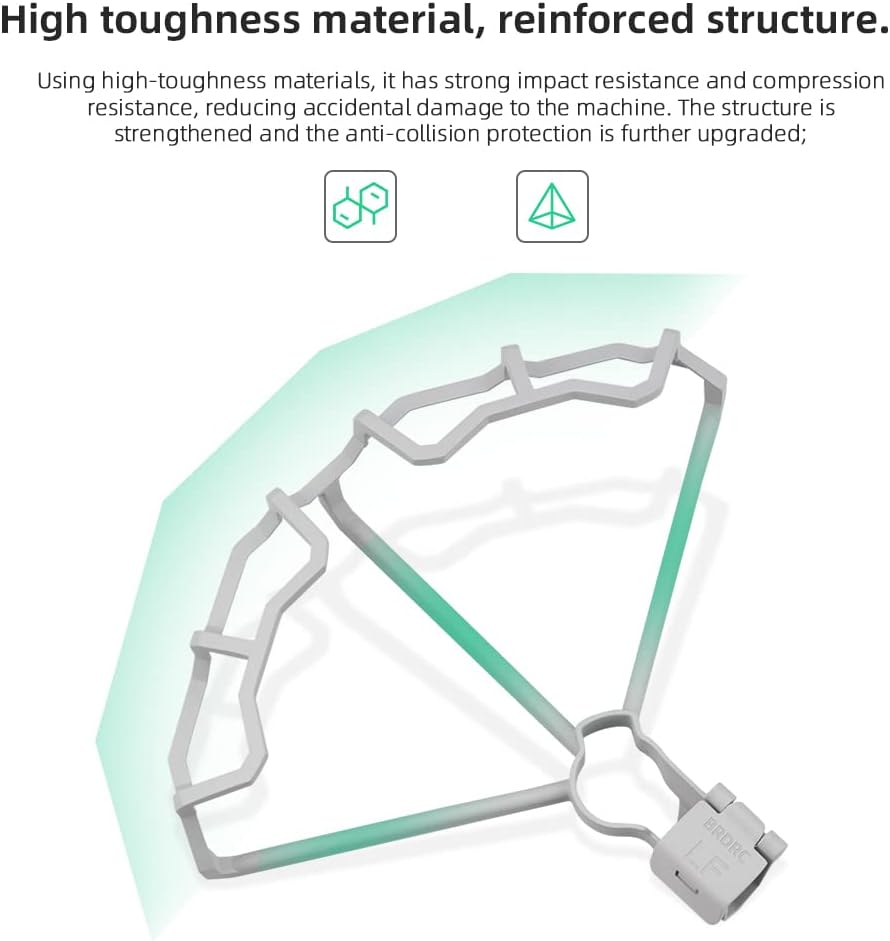WANSUPYIN Protector de hélice RC 2023 Anillo de protección de hoja semi-cerrado Protector anticolisión Accesorios para drones DJI Mini 3 Pro