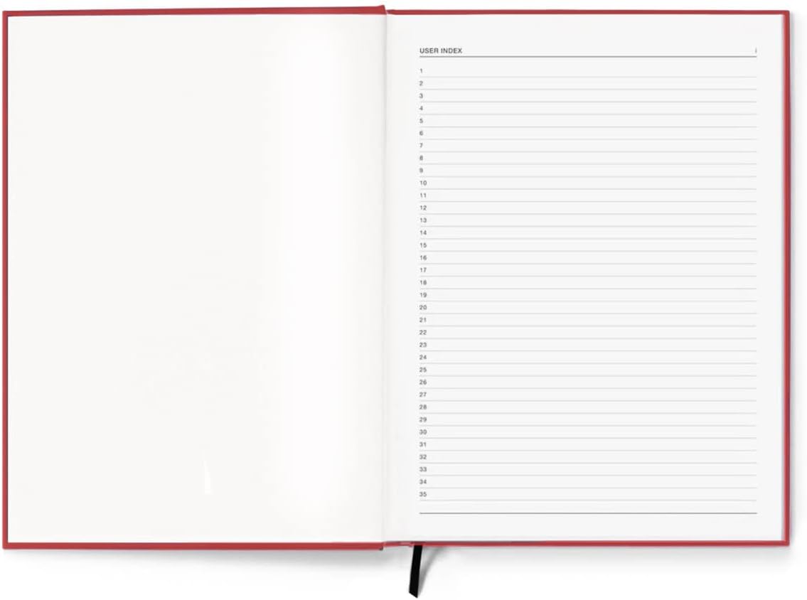 Vela Sciences S7R-D ProCover – Cuaderno de laboratorio expandido, 9.25 x 11.75 pulgadas (9.3 x 11.8 in), 144 páginas, cuero sintético rojo,