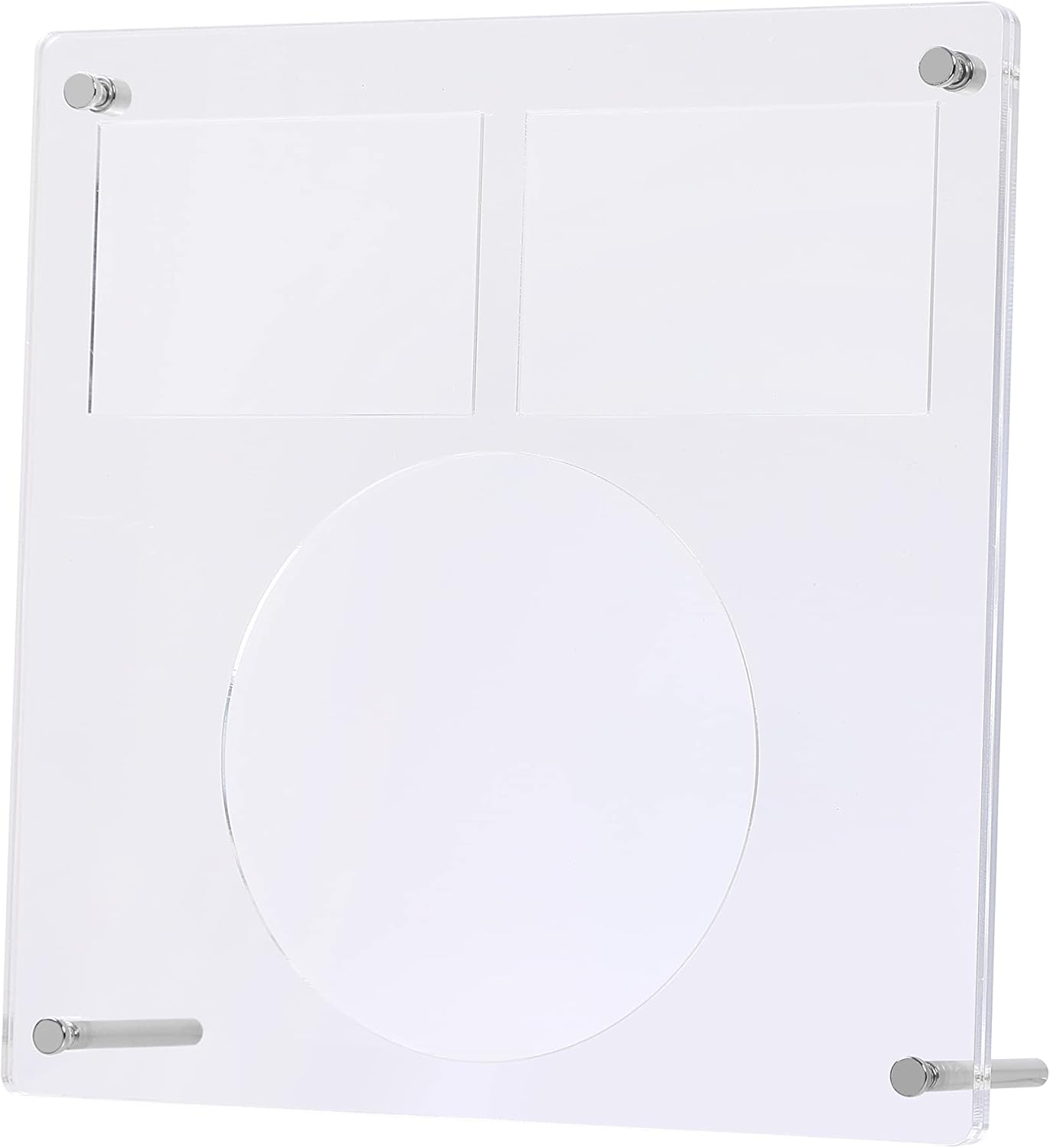 UItrccqapd Marcos de fotos de acrílico transparente para CD, marcos magnéticos con caja de regalo, marcos de fotos acrílicos de doble cara para