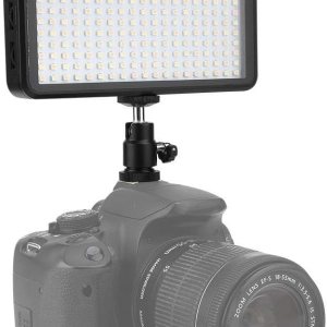 PUSOKEI Luz de video LED, W228 3200K6000K lámpara de panel de luz LED, 228 cuentas LED de fotografía luz de relleno para cámara Nikon para Canon PUSOKEI Luz de video LED, W228 3200K6000K lámpara de panel de luz LED, 228 cuentas LED de fotografía luz de relleno para cámara Nikon para Canon