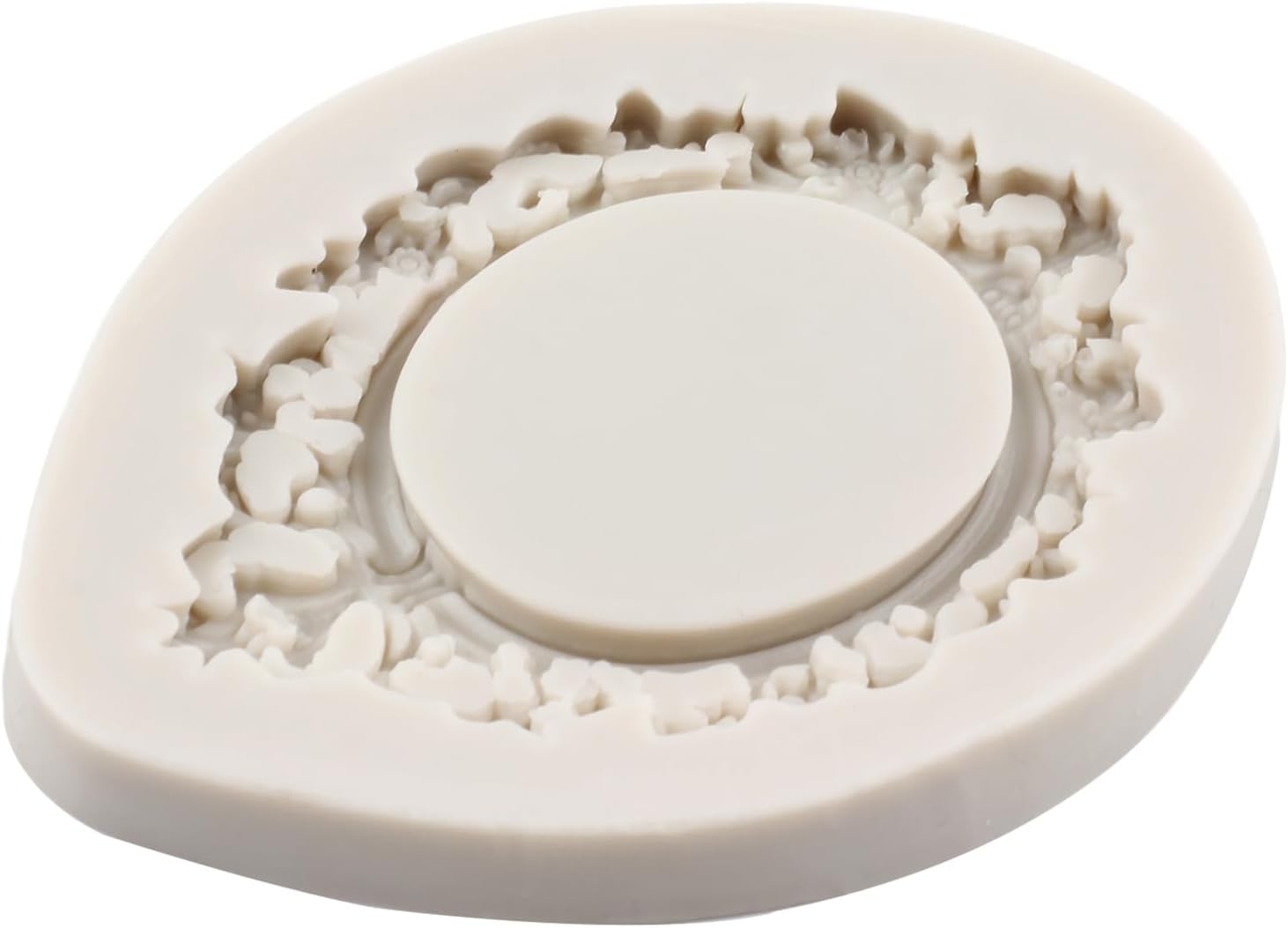 Marcos de fotos de silicona estilo barroco Curlicues Scroll Lace Photo Frame Molds Fondant Moldes para decoración de tartas, decoración de cupcakes,