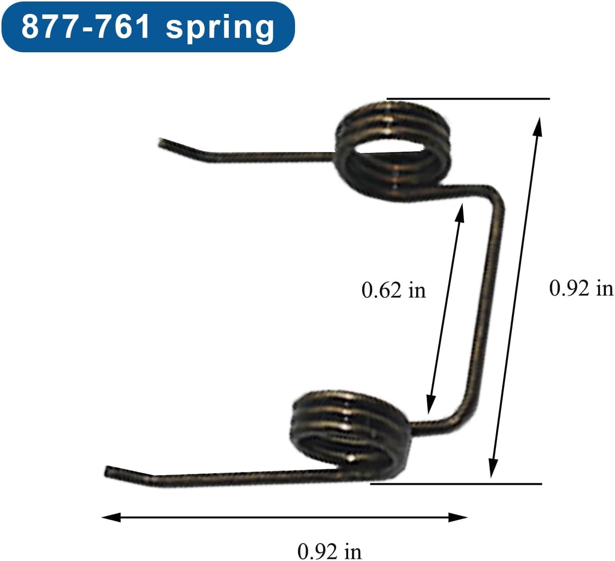 877-761 877761 Muelle alimentador para clavadora de techos de bobina compatible con Hitachi NV45AB2 NV83AA2 NV50AP2 NV65AC (paquete de 6)