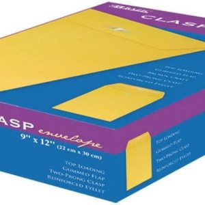 Sobres Manila de 9 x 12 pulgadas con cierre (caja de 100) Sobres Manila de 9 x 12 pulgadas con cierre (caja de 100)