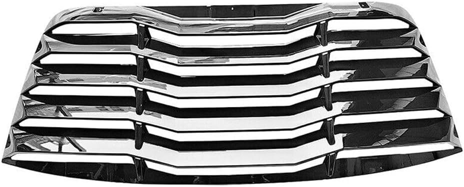 ZR – Cubierta de rejilla para ventana trasera, color negro brillante