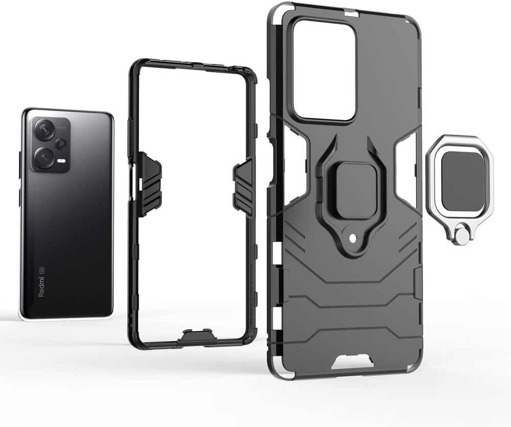 Kukoufey Funda para Xiaomi Redmi Note 12 Pro Plus Caso,Funda de soporte para Xiaomi Redmi Note 12 Pro+5G Case Azul