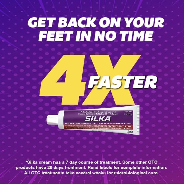 Silka Max Strength – Juego de líquido antifúngico y crema, potente alivio para hongos en las uñas de los pies, pie de atleta y tiña, alivio de