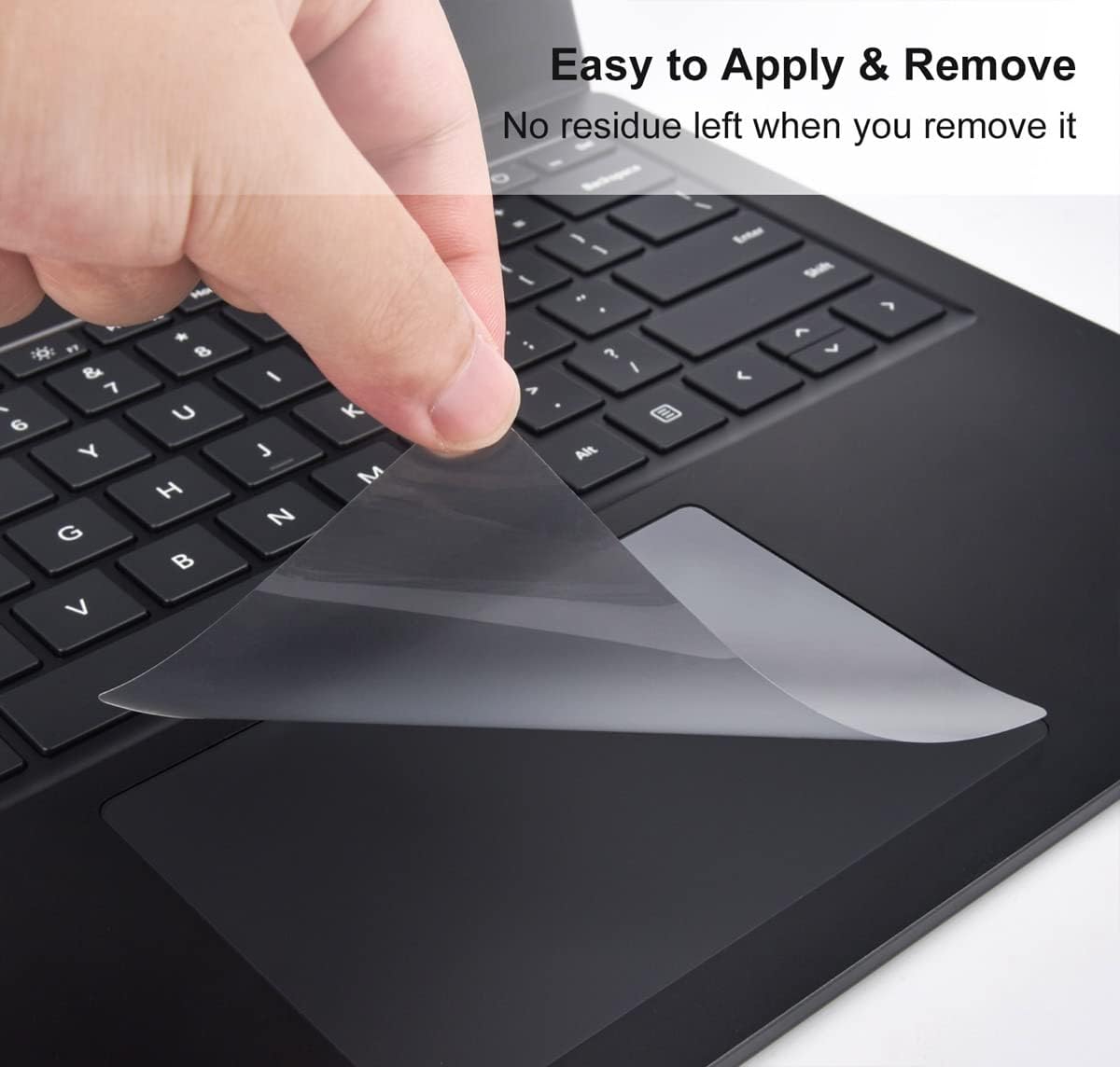 2 piezas Protector de trackpad para laptop Microsoft Surface 5 4 3 13.5 pulgadas, cubierta de almohadilla táctil, antiarañazos, antiagua, para