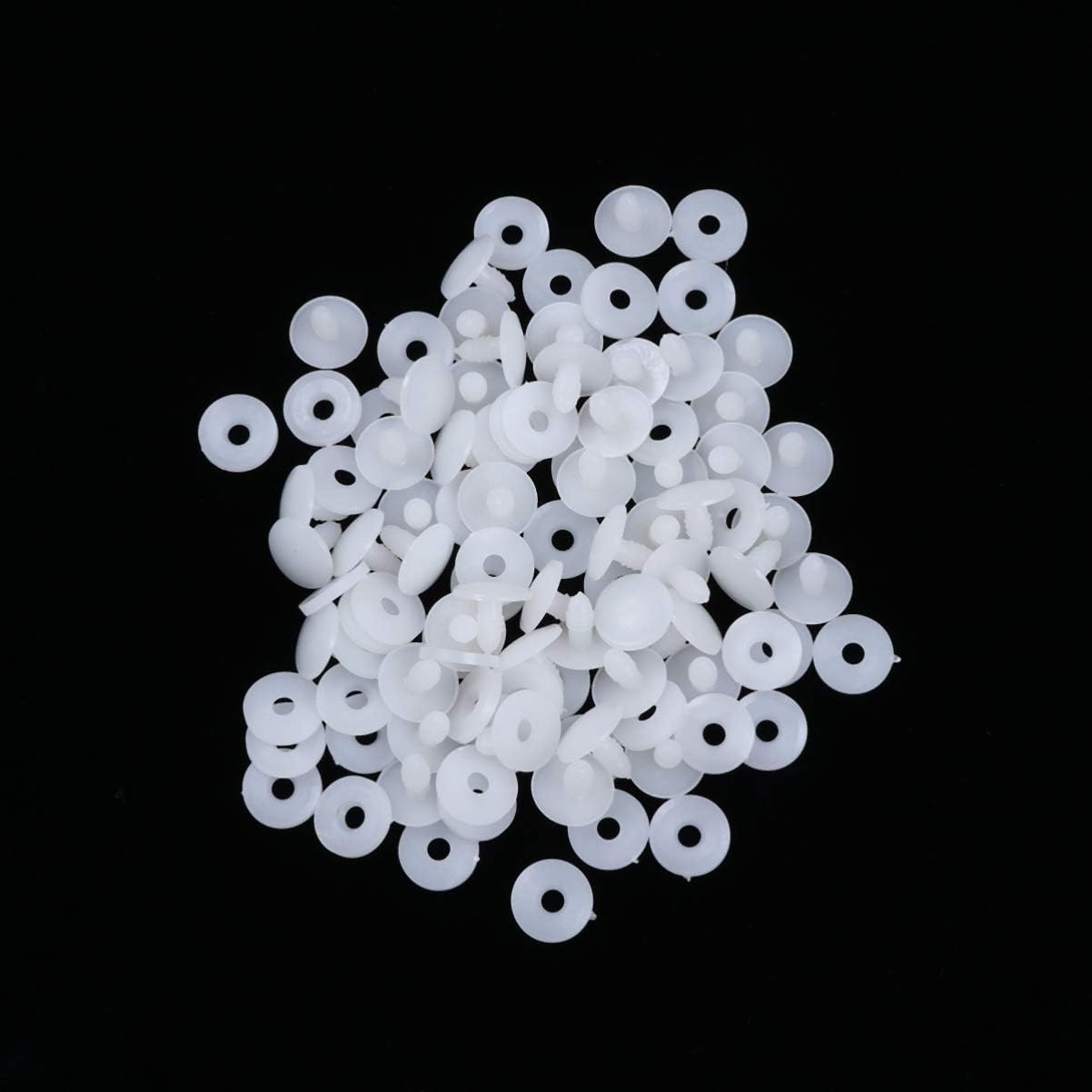EXCEART Juego de 50 articulaciones de muñeca DIY de 1.575 pulgadas (1.575 in), articulaciones, perno, muñeca, material de bricolaje, accesorios de