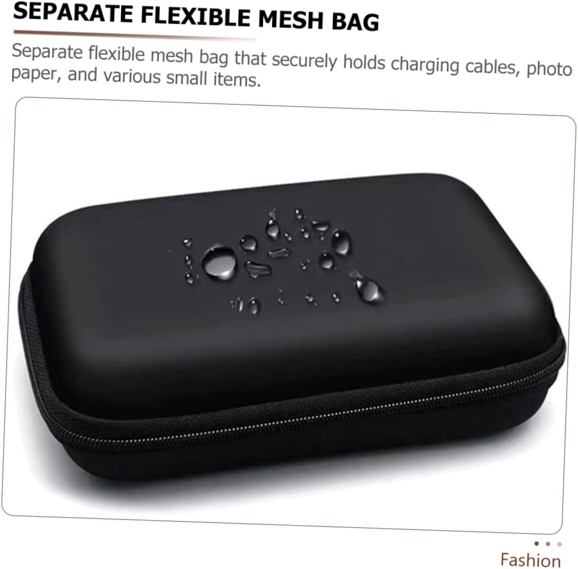 ULDIGI Bolsa de almacenamiento a prueba de golpes, bolsa para auriculares, unidad de disco duro, organizador de cables, bolsa organizadora de