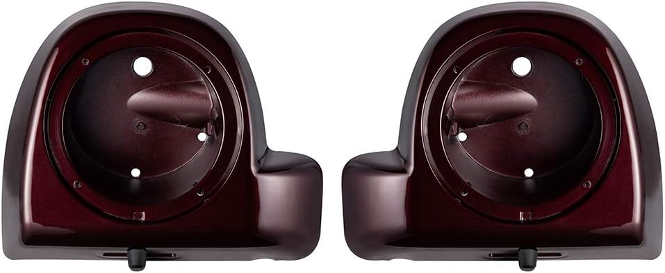 Moto Onfire Twisted Cherry – Cápsulas de altavoz de carenado inferior de 6.5 pulgadas para Harley Touring Road Glide Street Glide 2014 2015 2016