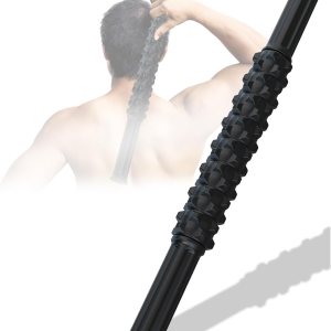 KEINE MARKE Massage Stick, Manual Muscle Roller, Muscle Roller Stick, Deep Muscle Massage Tools for Relief of Muscle Soreness, Cramps and KEINE MARKE Massage Stick, Manual Muscle Roller, Muscle Roller Stick, Deep Muscle Massage Tools for Relief of Muscle Soreness, Cramps and