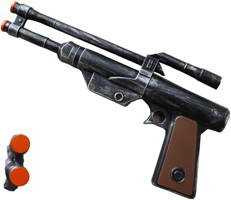 Pistola de espuma de cañón de mano, accesorios de cosplay, disfraz de pistola de espuma, réplica de anime de Navidad, colección de juguetes para