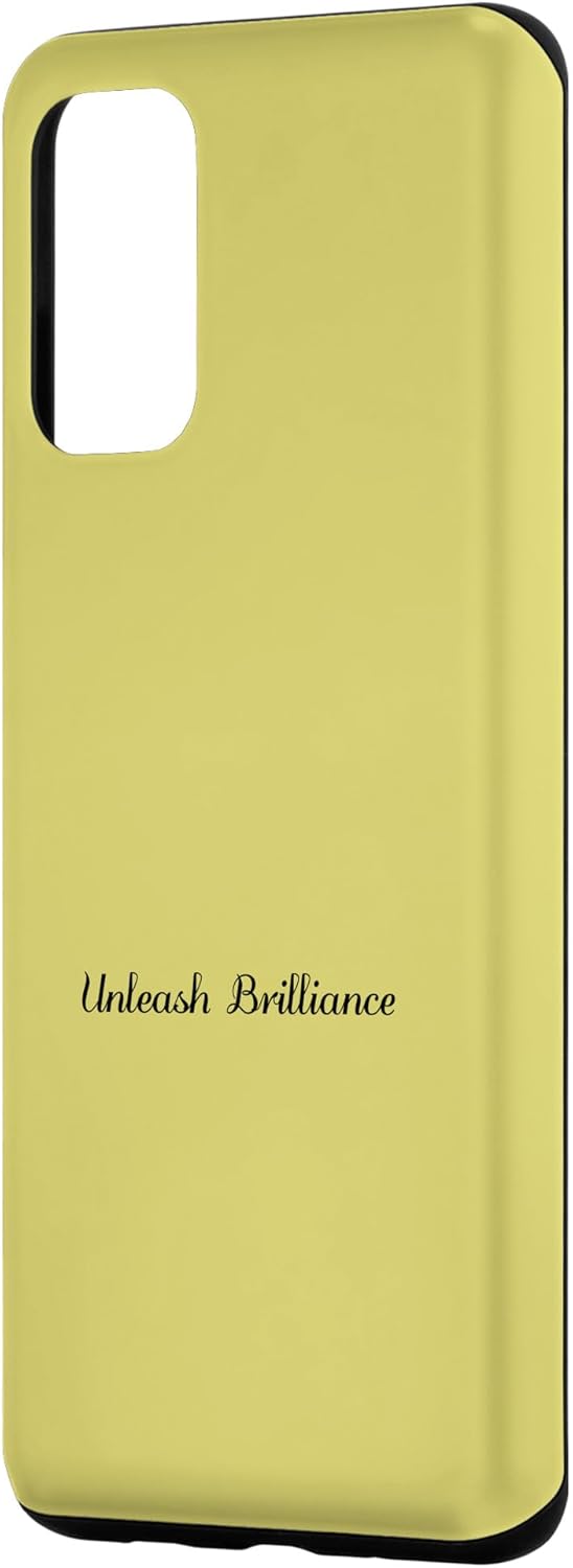 Galaxy S20+ Unleash Brilliance – Motivational Inspiration Case