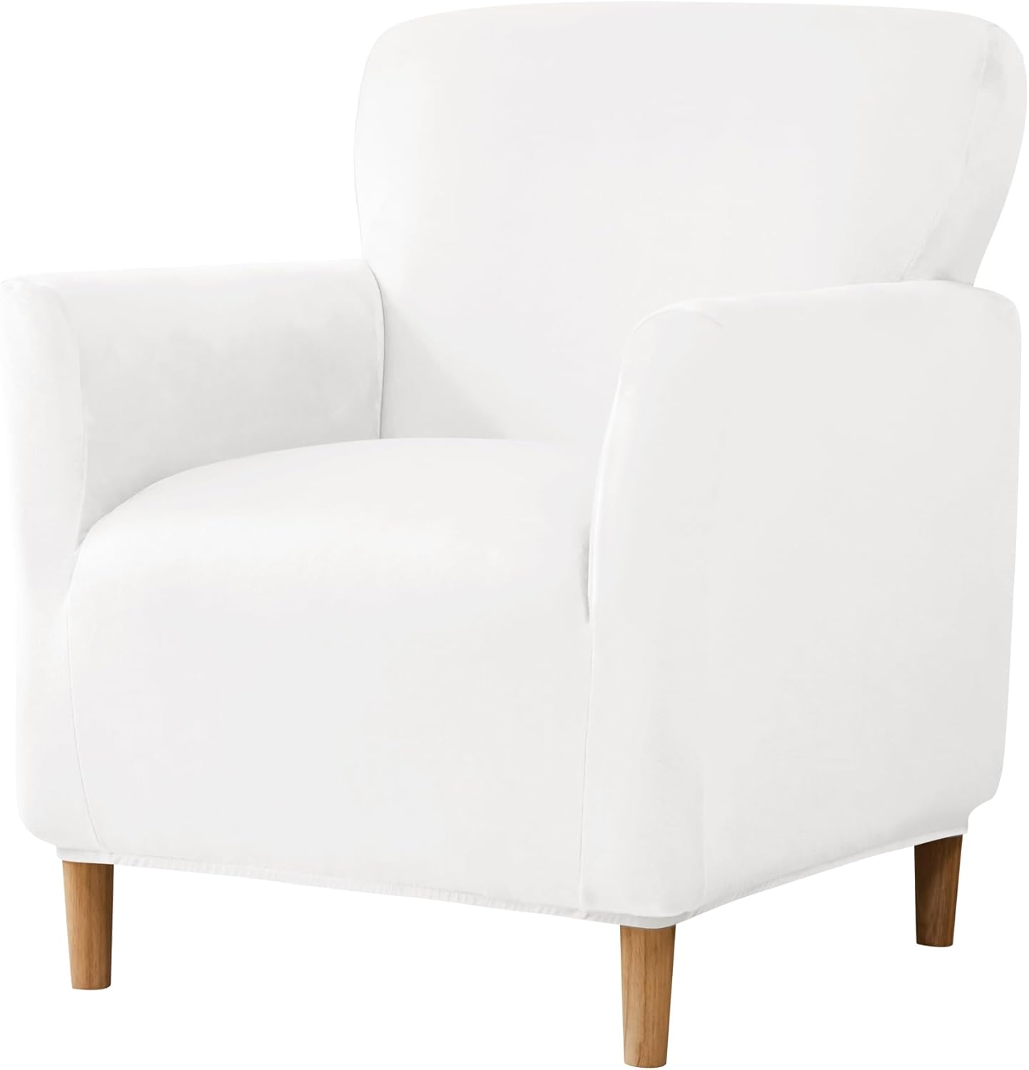 LiveGo Fundas para sillón de banquete, fundas de terciopelo de lujo para silla con brazos, fundas elásticas para sillas para sala de estar, funda