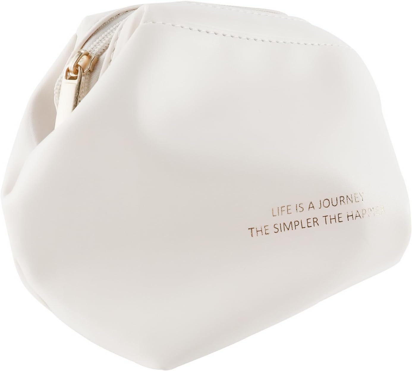 Bolsa de maquillaje,Bolsa de cosméticos impermeable portátil,Bolsa de aseo de cuero PU de viaje,Bolsa de maquillaje de gran capacidad para mujeres,