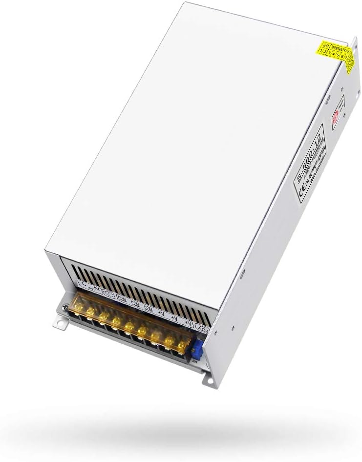 SHNITPWR Fuente de alimentación de 12 V 40 A 480 W Interruptor regulado Transformador de potencia AC 110V 220V a DC 12 voltios 40amp 38A 35A 32A 30A