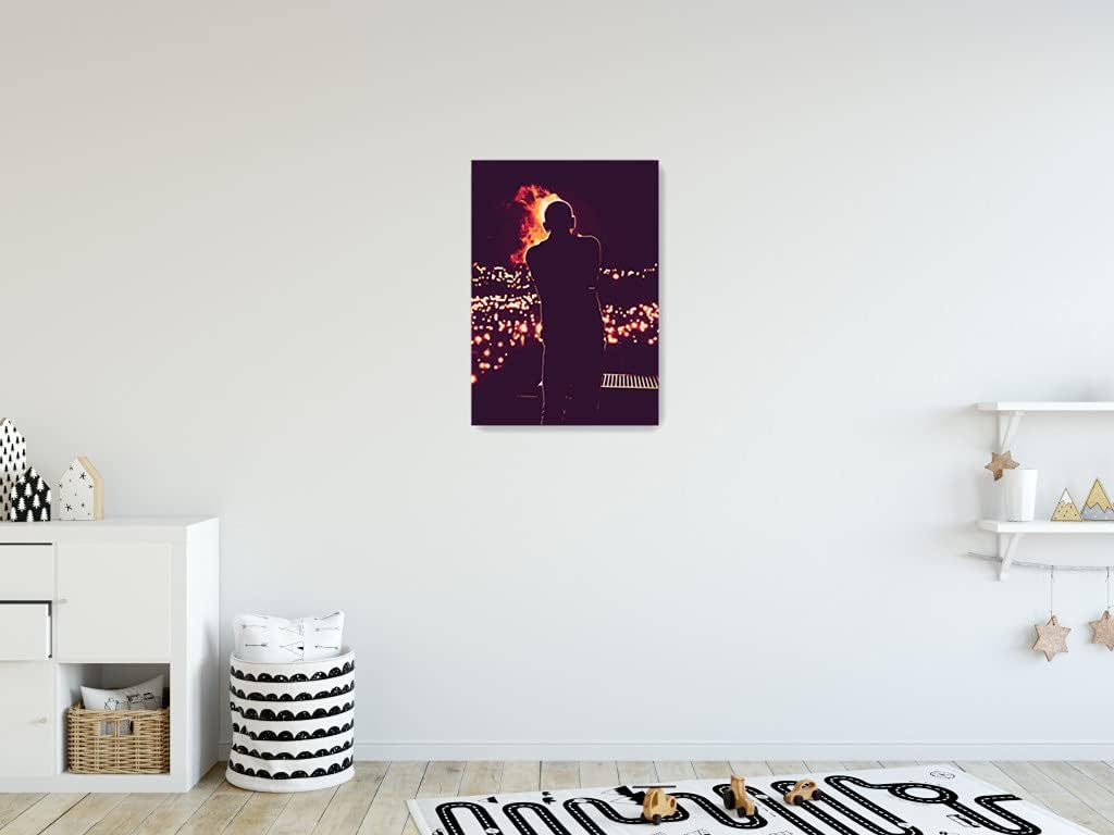 Linkin Park Vocalist – Arte de pared para sala de estar y dormitorio, impresiones sobre lienzo, 1 pieza enmarcada o sin marco, regalo para mujeres y
