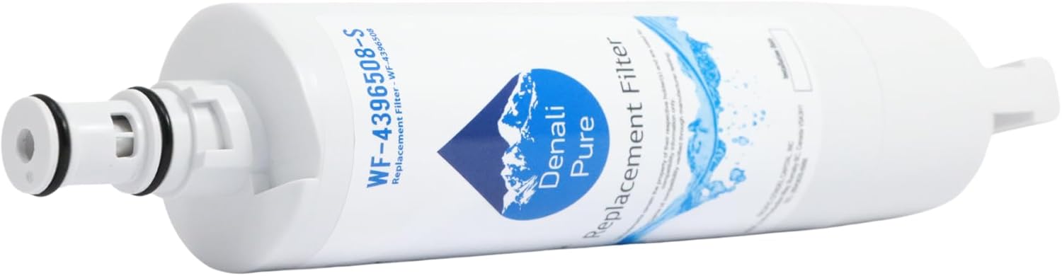 Filtro de agua de repuesto para refrigerador Whirlpool ED2GHGXMQ00, compatible con cartucho de filtro de agua para refrigerador Whirlpool 4396508,