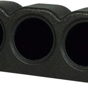 GlowShift Consola universal negra de triple calibre para salpicadero, se adapta a cualquier marcamodelo, plástico ABS, se monta (3) medidores de GlowShift Consola universal negra de triple calibre para salpicadero, se adapta a cualquier marcamodelo, plástico ABS, se monta (3) medidores de