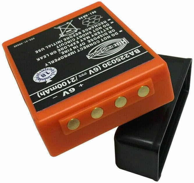 BAOBUTE BA225030 BA225030 6V 2100mAh Batería recargable HBC Radiomatic Battery BA225030 para grúa HBC Control remoto Bomba Batería de camión
