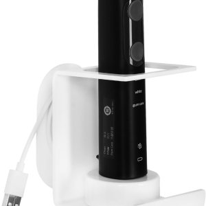 Soporte para cepillo de dientes eléctrico montado en la pared, organizador de cable de cepillo de dientes eléctrico con capacidad para 1 cargador, Soporte para cepillo de dientes eléctrico montado en la pared, organizador de cable de cepillo de dientes eléctrico con capacidad para 1 cargador,