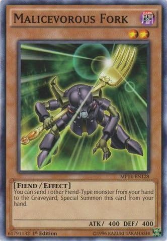 YU-GI-OH! – Horquilla Malicevorous (MP14-EN128) – Mega Pack 2014 – 1 Edición – Común