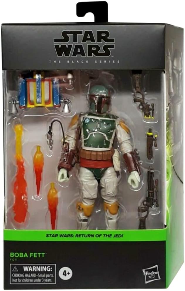 Boba Fett Star Wars Black Series 6″ Deluxe Action Figure Return of The Jedi Episode 6 EP6 Mandalorian