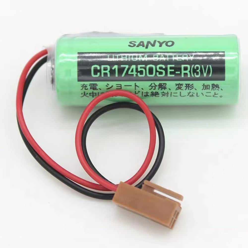 (8 piezas) 3V CR17450SE-R  A98L-0031-0012 – CR17450-17450 2500mah PLC batería+enchufe no recargable para FANUC CNC System Equipo electrónico especial