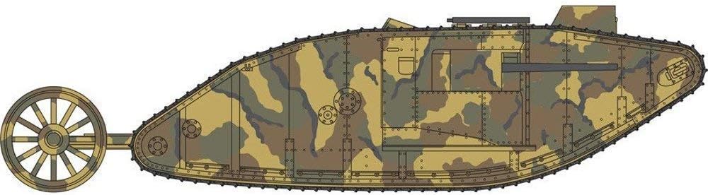 Airfix WWI Male Tank MK I 176 Vintage Classics Militar Plástico Modelo Kit A01315V