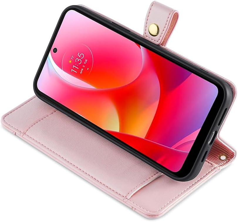 Asuwish Funda de teléfono para Motorola Moto G Power 2022MotoG Play 2023G Pure 2021, funda tipo cartera y protector de pantalla, tarjetero con