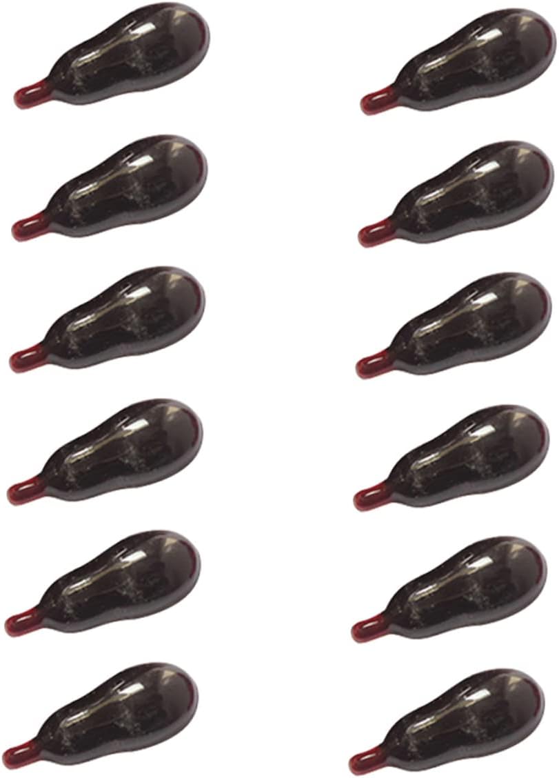 Toyvian 20 piezas de píldora de sangre para vómitos, juguetes de Halloween, accesorios de graduación, juguetes de maquillaje, cápsulas de sangre de