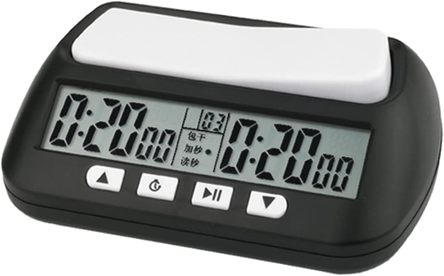 Reloj de ajedrez profesional con temporizador de cuenta hacia abajo Juego de mesa, cronómetro, reloj digital compacto, medidor de horas de
