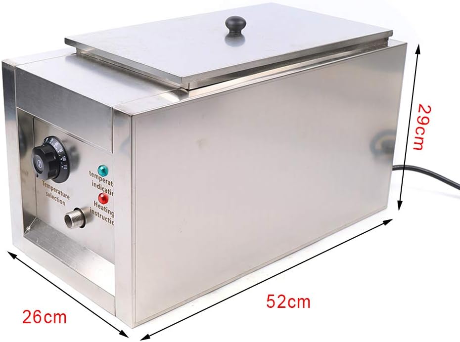 LYNICESHOP Olla de pasta, máquina de cocción de fideos comercial, 2000 W, cocina eléctrica de pasta con cestas, cocina eléctrica para pasta, horno