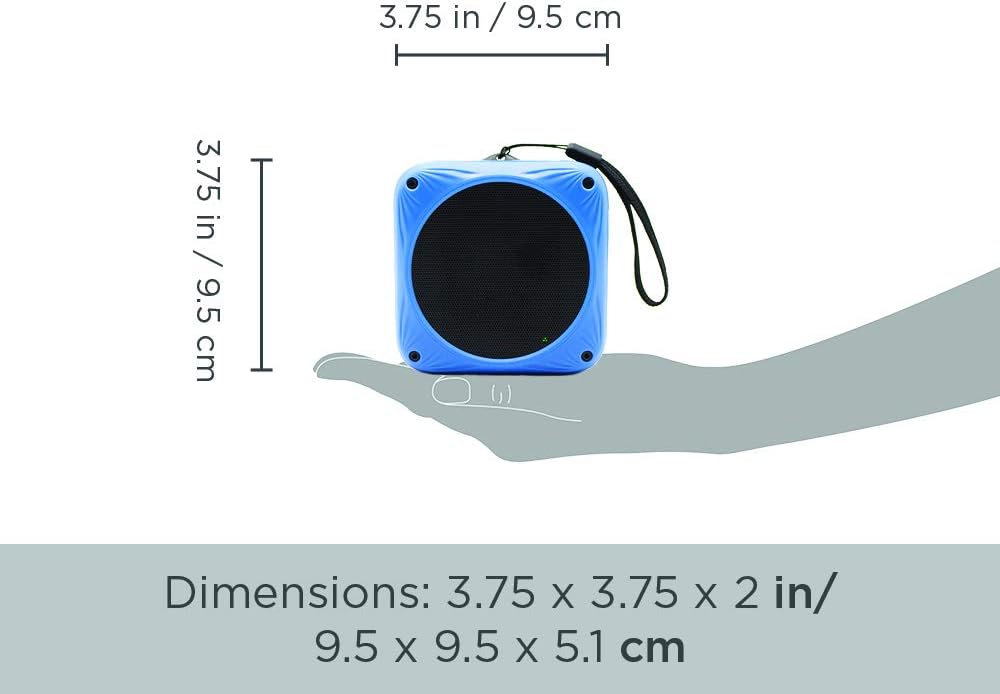 Altavoz Bluetooth impermeable  Solar y recargable por USB  Tiempo de reproducción de 20 horas  Micrófono integrado  Ideal para playa, bicicleta,
