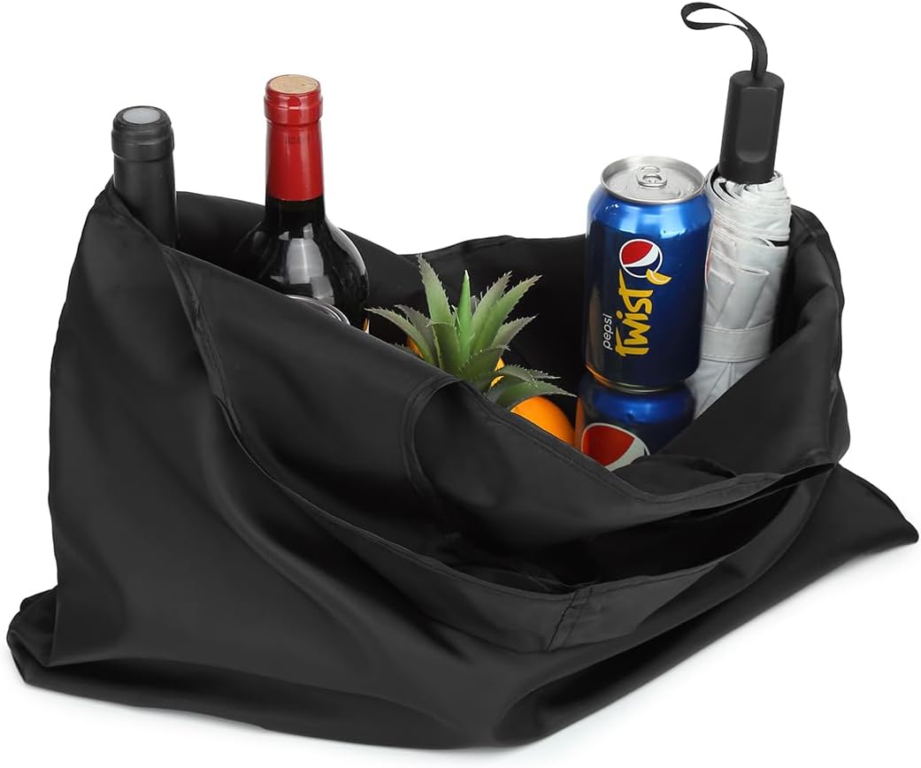 bagwise Bolsas de compras de nailon reutilizables, paquete de 2 bolsas de comestibles extragrandes de 40 libras, lavables, ligeras, plegables,