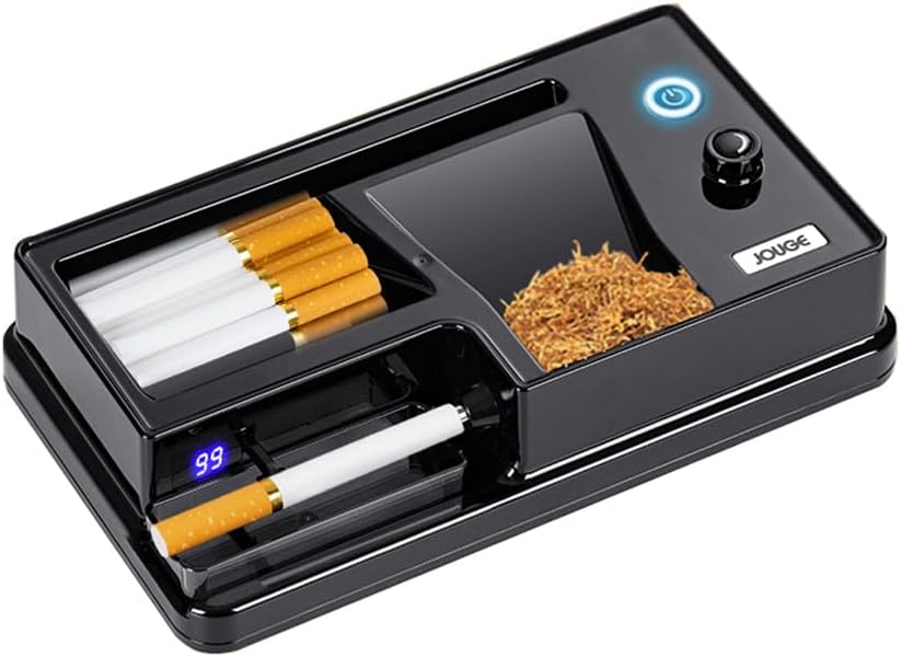Máquina de laminación de cigarrillos eléctrica Máquina inyectora de cigarrillos con contador automático para tamaño de tubos Tamaño regular 0.31 ”