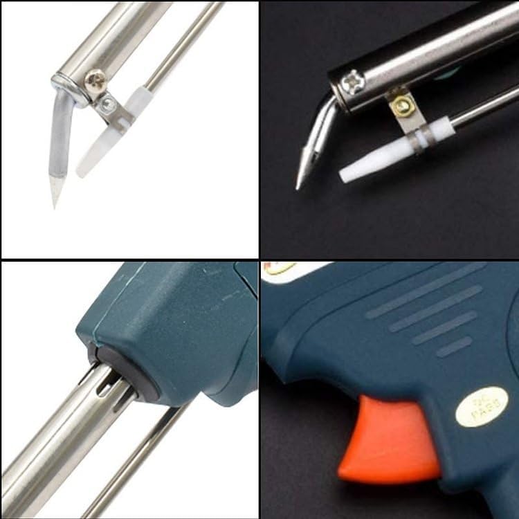 Kit de soldador con 2 unidades de alambre de soldadura de aluminio de acero inoxidable, 110 V 60 W, kit de pistola de soldadura automática con una