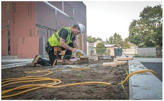 DEWALT Cable de extensión iluminado SJTW de 50 pies 103  resistente al aire libre, impermeable, resistente a la intemperie, resistente al calor y a