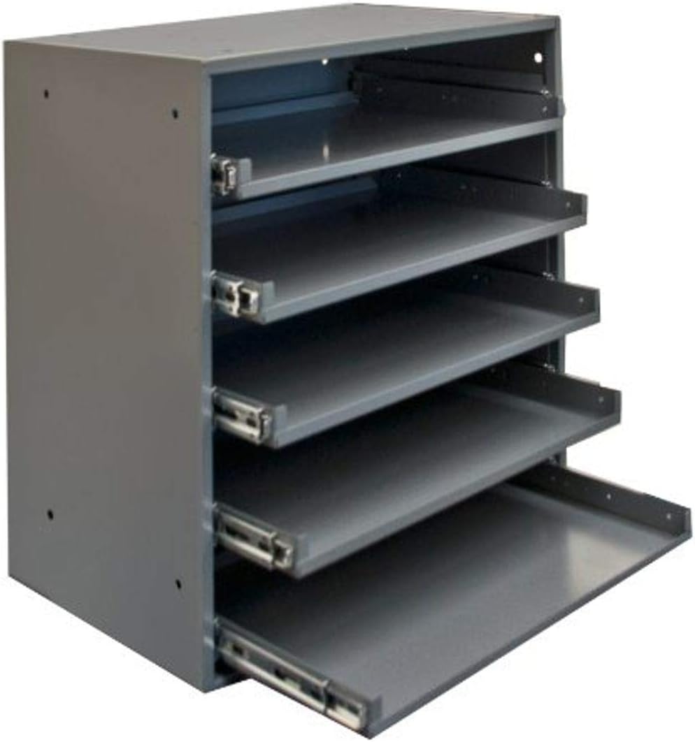 Durham Gabinete de acero soldado gris 611-95, 12-58 pulgadas de ancho x 24-12 pulgadas de altura x 12-18 pulgadas de profundidad y 305B-95 acero