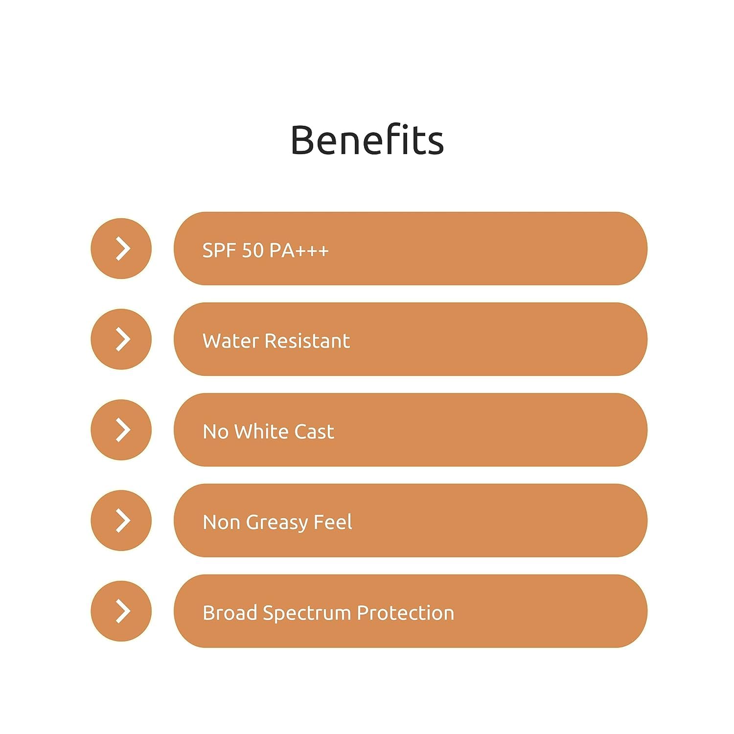 Mousse de protección solar SS  SPF 50 PA +++ con protección de amplio espectro contra los rayos UVA y UVB, resistente al sudor, para todo tipo de
