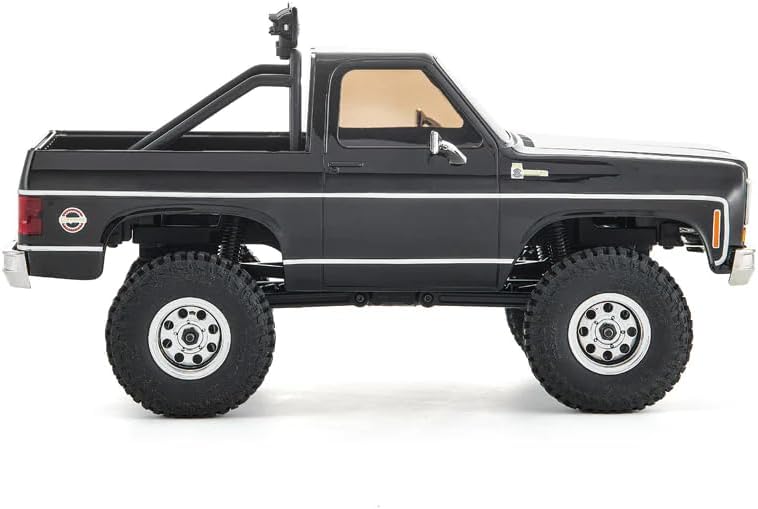 Helidirect FMS 124 FCX24 K5 Blazer RTR 4WD 5.0 mih Interruptor de 2 velocidades con transmisor RC de 2.4 GHz y receptor 2 en 1 – Juguete de control