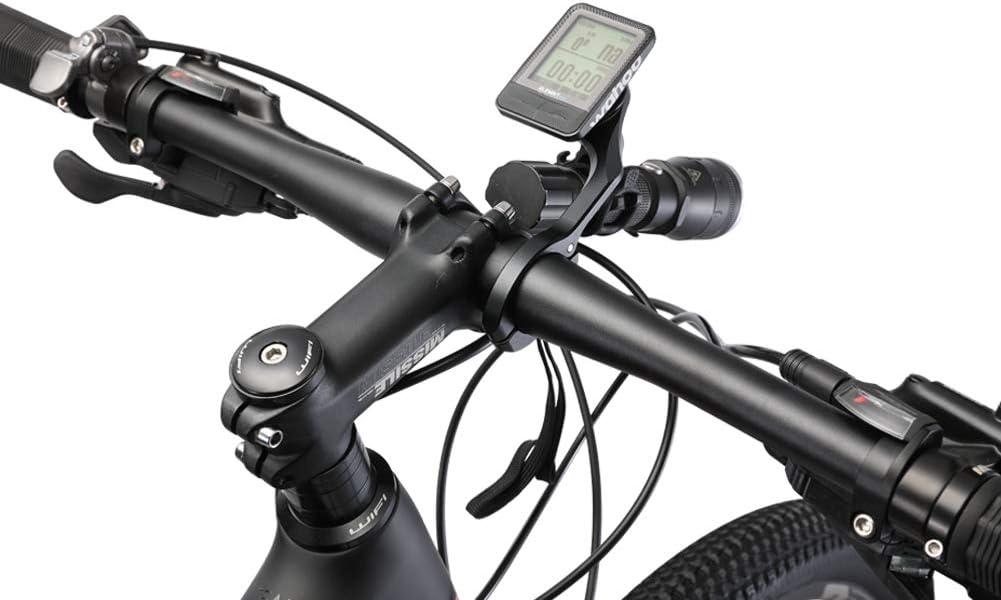 Montaje combinado frontal exterior, soporte de manillar de bicicleta para Wahoo Elemnt, Elemnt Bolt, Elemnt Mini y luces de bicicleta, tamaños de