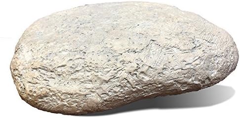 GiftsForYouNow Any Message – Piedra de jardín personalizada con 3 líneas de texto, resina, grande de 11.5 x 8.25 pulgadas