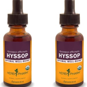 Herb Pharm Extracto líquido de hisopo orgánico certificado – 1 onza (paquete de 2) Herb Pharm Extracto líquido de hisopo orgánico certificado – 1 onza (paquete de 2)