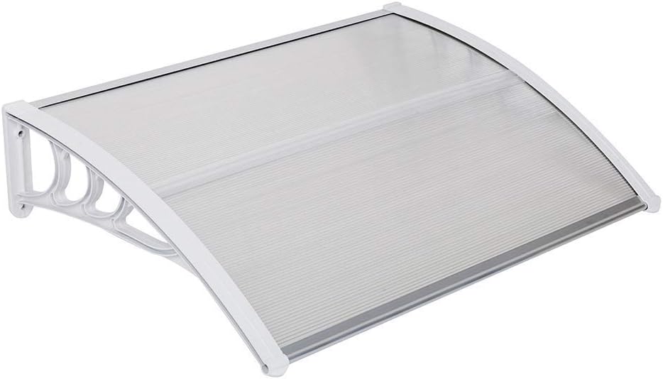 Toldo para ventana, toldo para puerta, 40 x 32 pulgadas, toldo para puerta delantera, toldo para patio al aire libre, protección UV, lluvia y nieve,