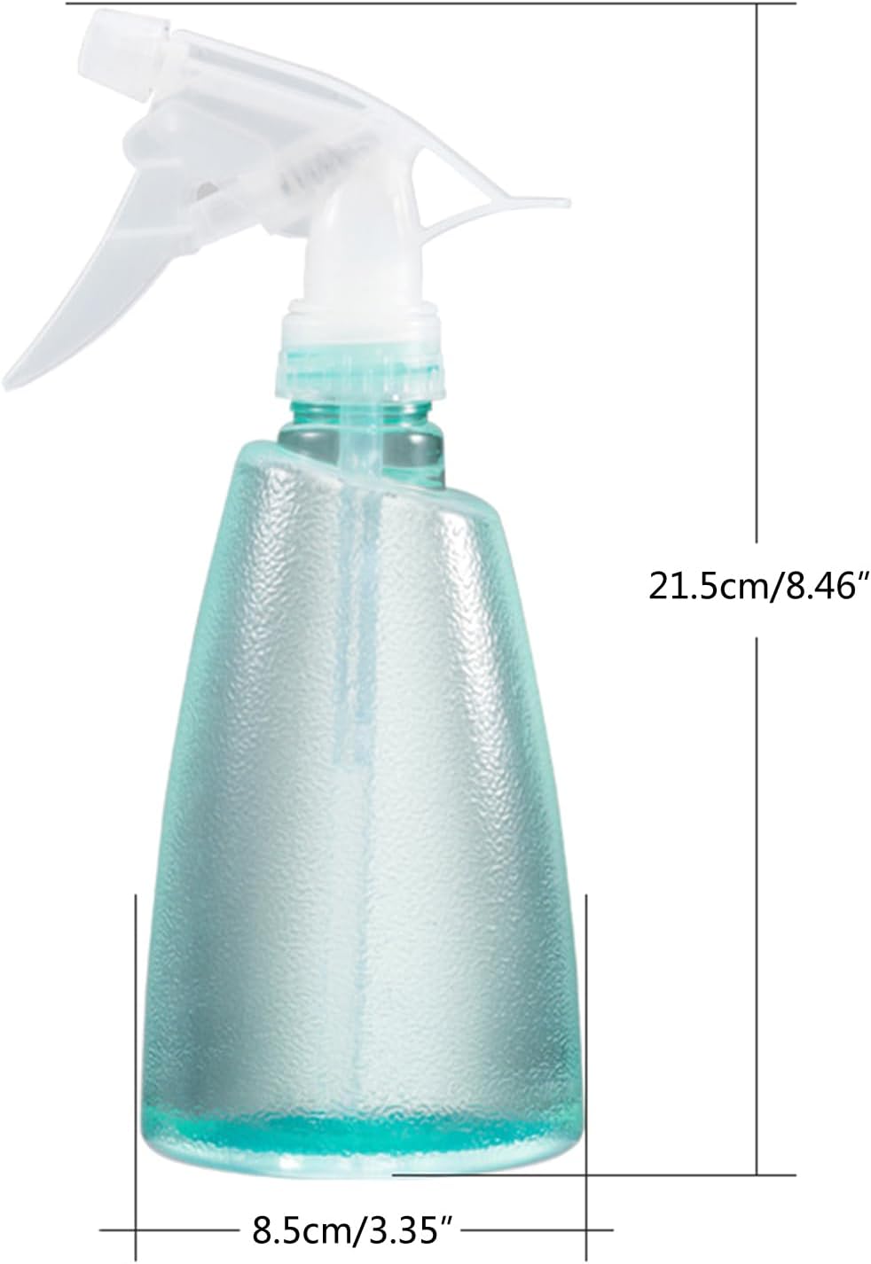 Botellas de spray de 16.9 fl oz botella atomizadora recargable de plantas pulverizadoras para jardinería, peluquería, botellas de limpieza, botella