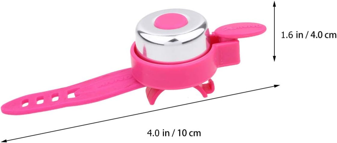BESPORTBLE Timbre de bicicleta para niños y niñas, campana de bicicleta ajustable, duradero, universal, color negro