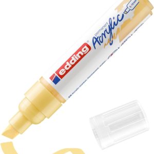 edding 5000 – Rotulador acrílico para dibujo sobre lienzo, papel artístico y madera, 1 rotulador acrílico resistente al agua, punta de cincel edding 5000 – Rotulador acrílico para dibujo sobre lienzo, papel artístico y madera, 1 rotulador acrílico resistente al agua, punta de cincel